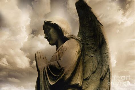 Angel Praying Spiritual Angel Art Heavenly Angel Praying Hands