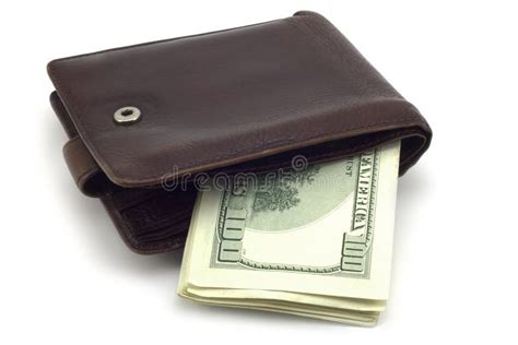 Wallet With Hundred Dollar Bills Stock Photo Image Of Finances