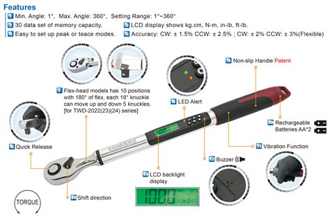 New Product Digital Angle Torque Wrench