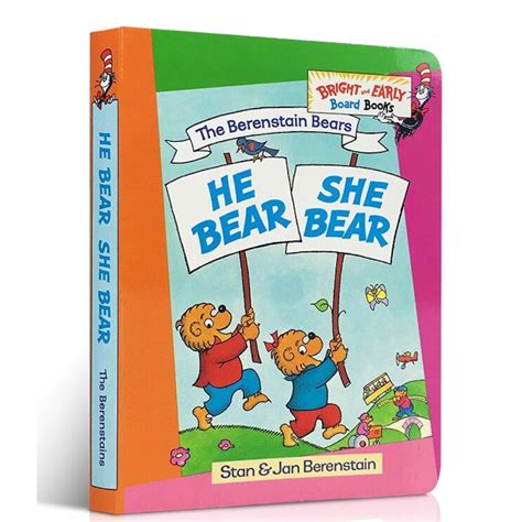 Bright And Early He Bear She Bear Berenstain Bears Board Book Shopee Philippines