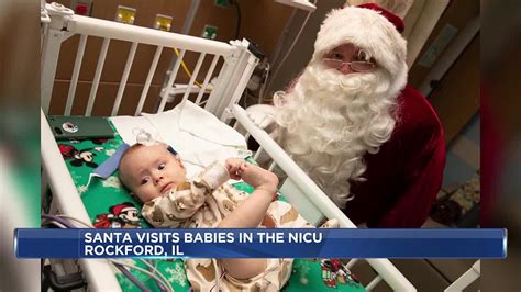 Santa Pays A Visit To Babies In Mercyhealth Nicu Youtube