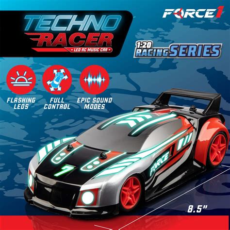 Force1 Techno Racer Remote Control Car For Kids Ledb08ffbnmc6