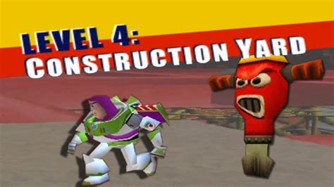 Toy Story 2 Walkthrough Level 4 Construction Yard Hd Youtube