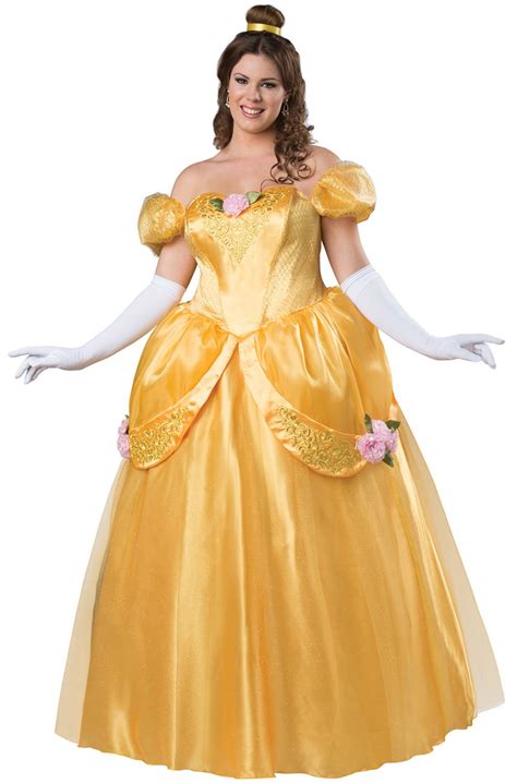 Beautiful Princess Plus Size Costume Plus Size Belle Costume Plus