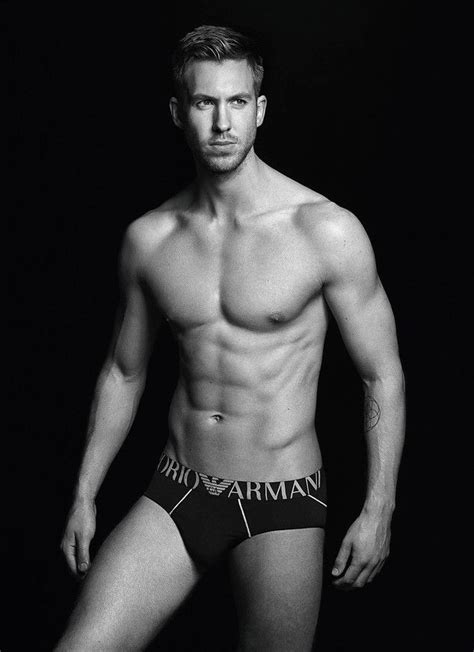 Calvin Harris Looks Stupid Hot In Nothing But Armani Briefs Calvin Harris Calvin Harris