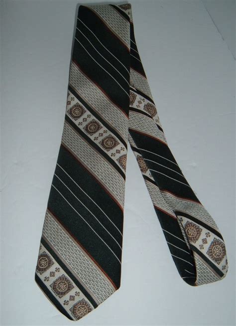 Retro Neckties Vintage Mens Necktie Vintage Ties Green