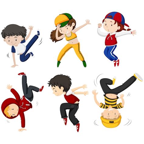 Free Vector Kids Dancing Collection