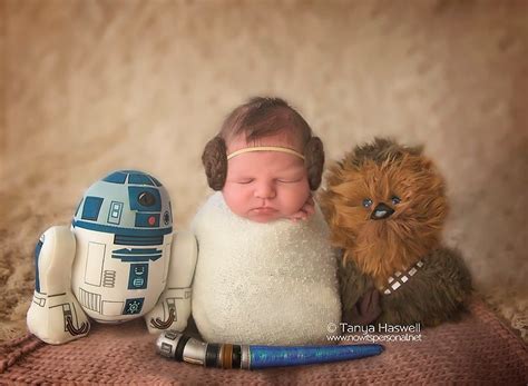 Star Wars Newborn Star Wars Newborn Photography Baby Princess