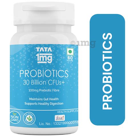 Tata 1mg Probiotics 30 Billion Cfus Capsule With Prebiotic Fibre Buy