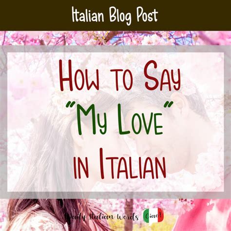 how to say my love in italian my love vs my love vs my love story telling co