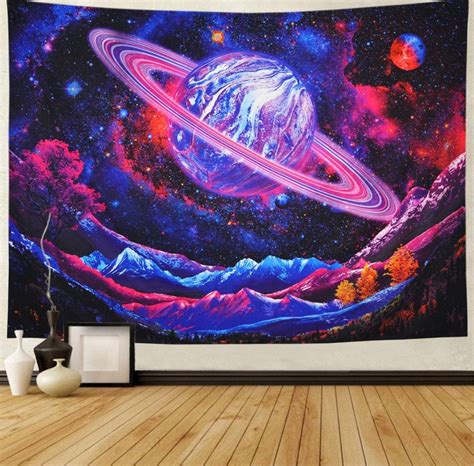 Psychedelic Art Tapestry Wall Tapestry Wall Hanging Colorful Etsy