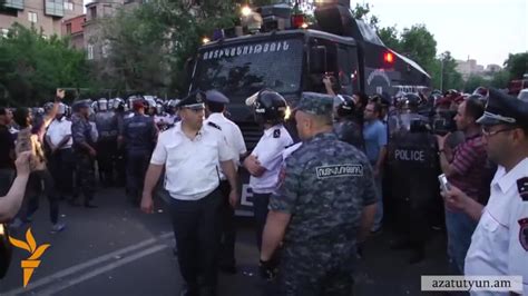 Armenian Police Disperse Crowd Protesting Rise In Power Prices