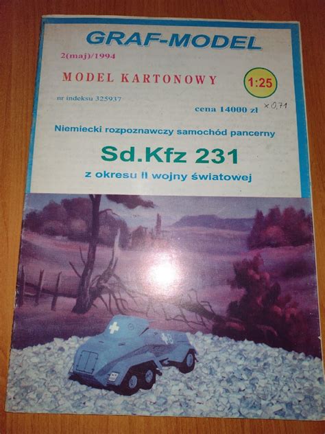 Model Kartonowy Graf Model Sd Kfz 231 Wschowa Kup Teraz Na Allegro