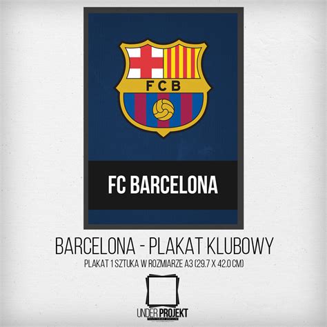Plakat Klubowy Fc Barcelona Rozmiar A3 1 Sztu Miasteczko Śląskie