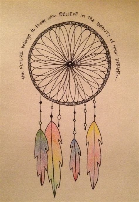 Pin By Bree Ebens On Artsy Fartsy Dream Catcher Drawing Dream