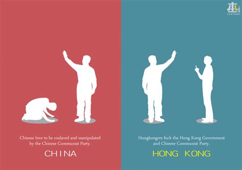 Provocative Images Depicting Differences Between Hong Kong And China