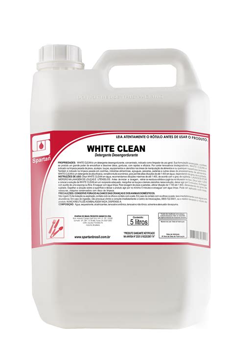 White Clean Produtos Spartan