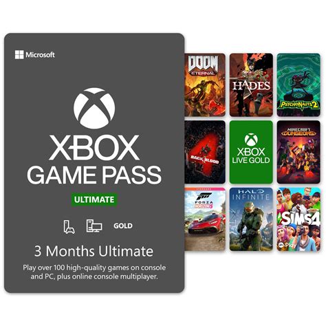 Xbox Game Pass 3 Month Ultimate Membership Xbox One Gamestop