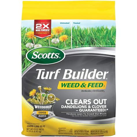 Scotts Turf Builder Weed And Feed 3 5000 Sq Ft