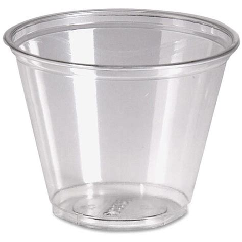 Georgia Pacific Dixie 9 Oz Cold Plastic Cups Clear Pack Of 1000 Dxecp9act