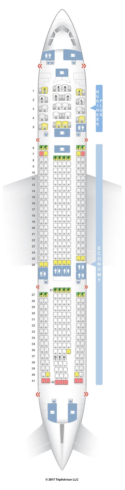 Seat Map Airbus A330 200 Virgin Australia Best Seats In The Plane