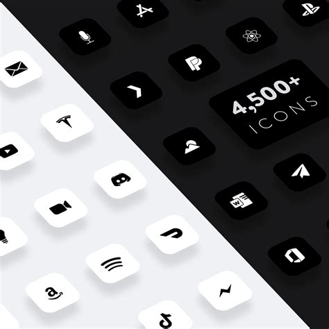 Black And White Ios Icons Pack Aesthetic Black Ios 14 App Icons Pack