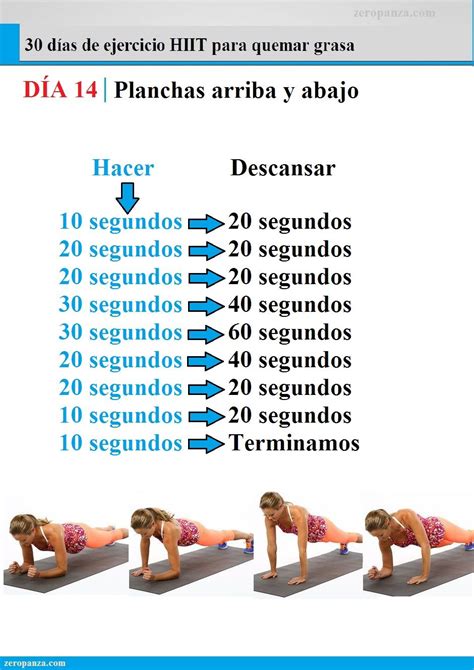 Reto De 30 Días De Ejercicios Hiit Quema Grasa Día 14 Ejercicio