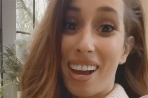 stacey solomon shares snaps of pool transformation and apologises to hunky cleaner for being