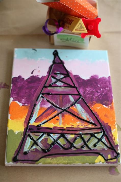 Eiffel Tower Painting Paris Party And Eiffel Towers On Pinterest