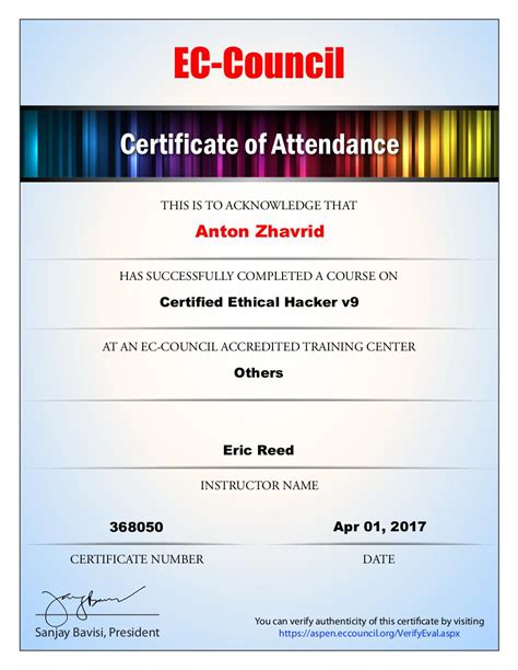 Certificate Of Attendance New Ecc Certificate Pdf Pdf Archive