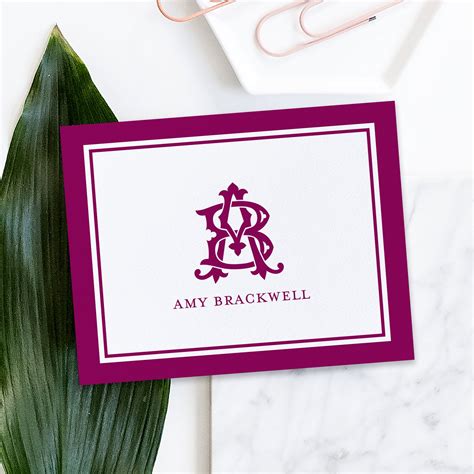 Personalized Stationary Monogrammed Stationery Personalized Notecards