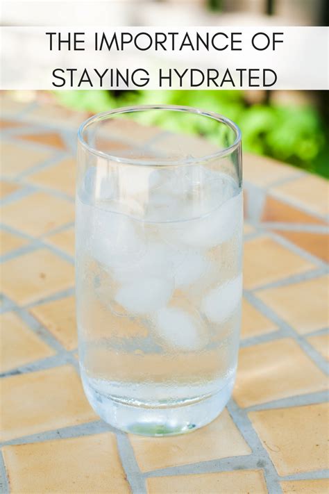 The Importance Of Staying Hydrated Health Fitness