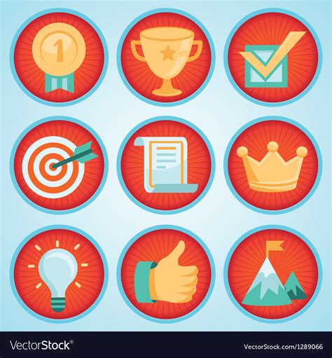Set With Achievement And Awards Badges Royalty Free Vector