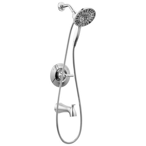 Delta Arvo Chrome 1 Handle Multi Function Round Bathtub And Shower Faucet Valve Included In The
