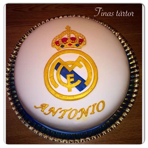 Real Madrid Cake To The Biggest Fan Antonio Who Turned 40 Tårta Cake