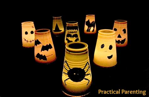 You Tube Halloween Crepon Et Verre En Plastique - Fabriquer des lanternes d'Halloween | Lanternes d'halloween, Halloween
