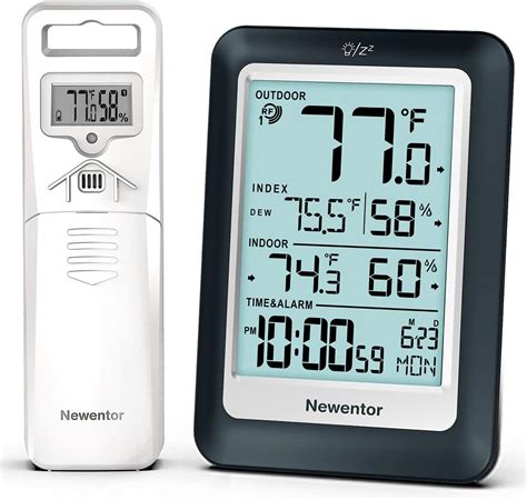 Newentor Indoor Outdoor Thermometer Wireless Weather