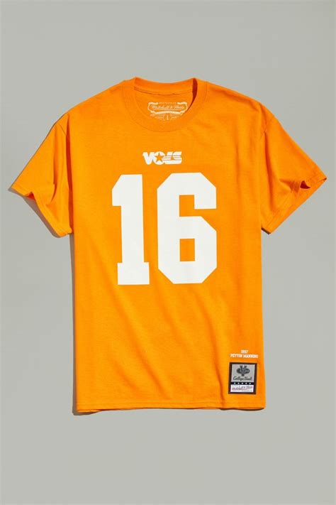 Mitchell And Ness Peyton Manning Tennessee Volunteers Football Tee