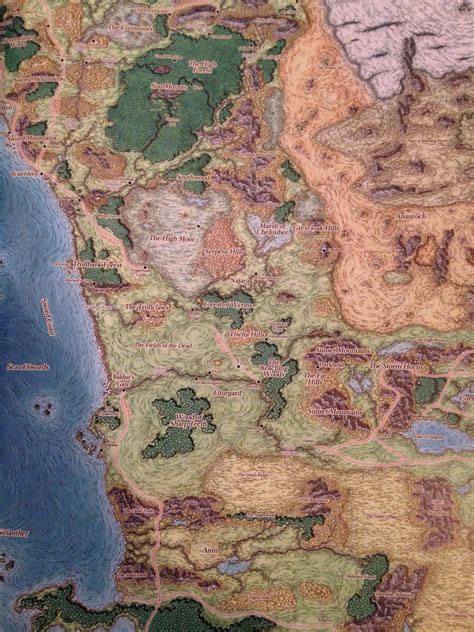 Map Of The Sword Coast 5e