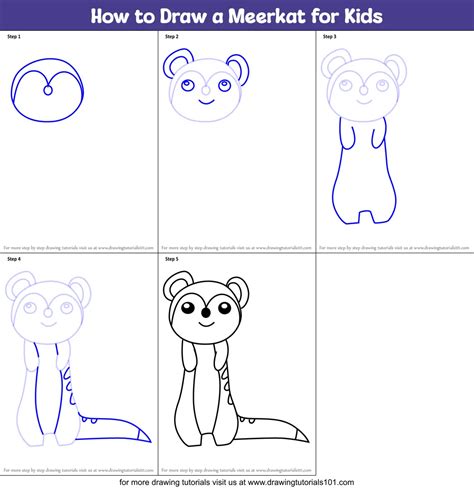 How To Draw A Meerkat Easy We All Could Do With A Helping Hand Every So