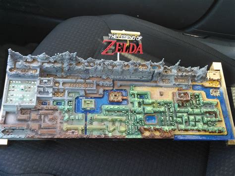 The Original Legend Of Zelda Map Gets Gorgeous 3d Printing