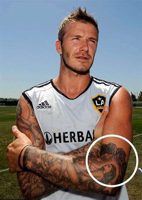 David Beckham Tattoos Designs