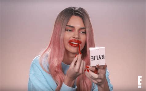 Kendall Jenner Hilariously Mocks Kylie Jenners Newly Enhanced Lips