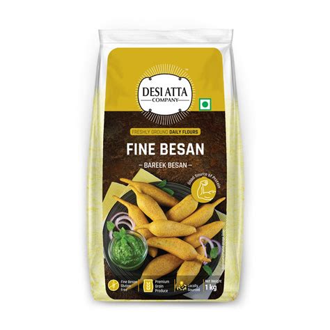 Desi Atta Fine Besan 1kg Pack Grocery And Gourmet Foods