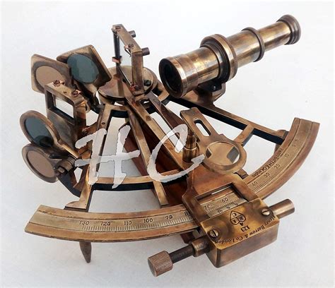 marine captain sextant brass nautical sextant 8 henry barrow and co london home
