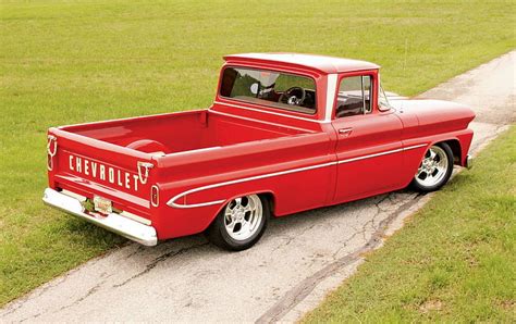 1960 Chevrolet Pickup Classic Red Bowtie Truck Hd Wallpaper Peakpx