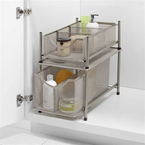 Product Image For Org Under The Sink Mesh Slide Out Cabinet Drawer 2