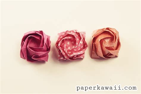 Origami Kawasaki Rose · How To Make An Origami Flower · Papercraft On