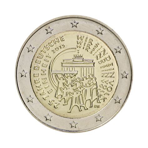 2 Euro Gedenkmünze Deutschland 2015 Bfr 25 Jahre Einheit A 595