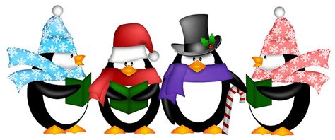 Christmas Penguins Clipart